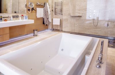 Satisfied Homeowner with New Bathtub