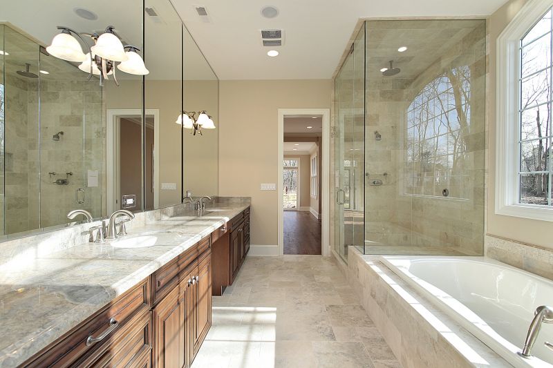 Bathroom with Custom Fixtures